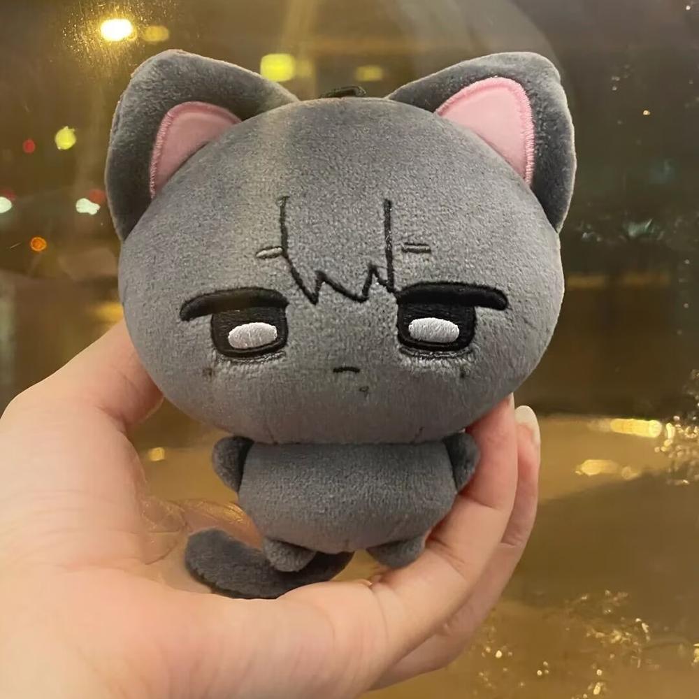 Anime The Summer Hikaru Died Cotton Toys Cat 10cm Cartoon Kido Hikari Tsujinaka Yoshiki Plush Doll Pendant Backpack Toys Gifts
