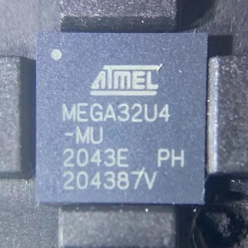 

New Genuine ATMEGA32U4-MU MEGA32U4-MU QFN-44 8-bit Microcontroller Chip IC білий