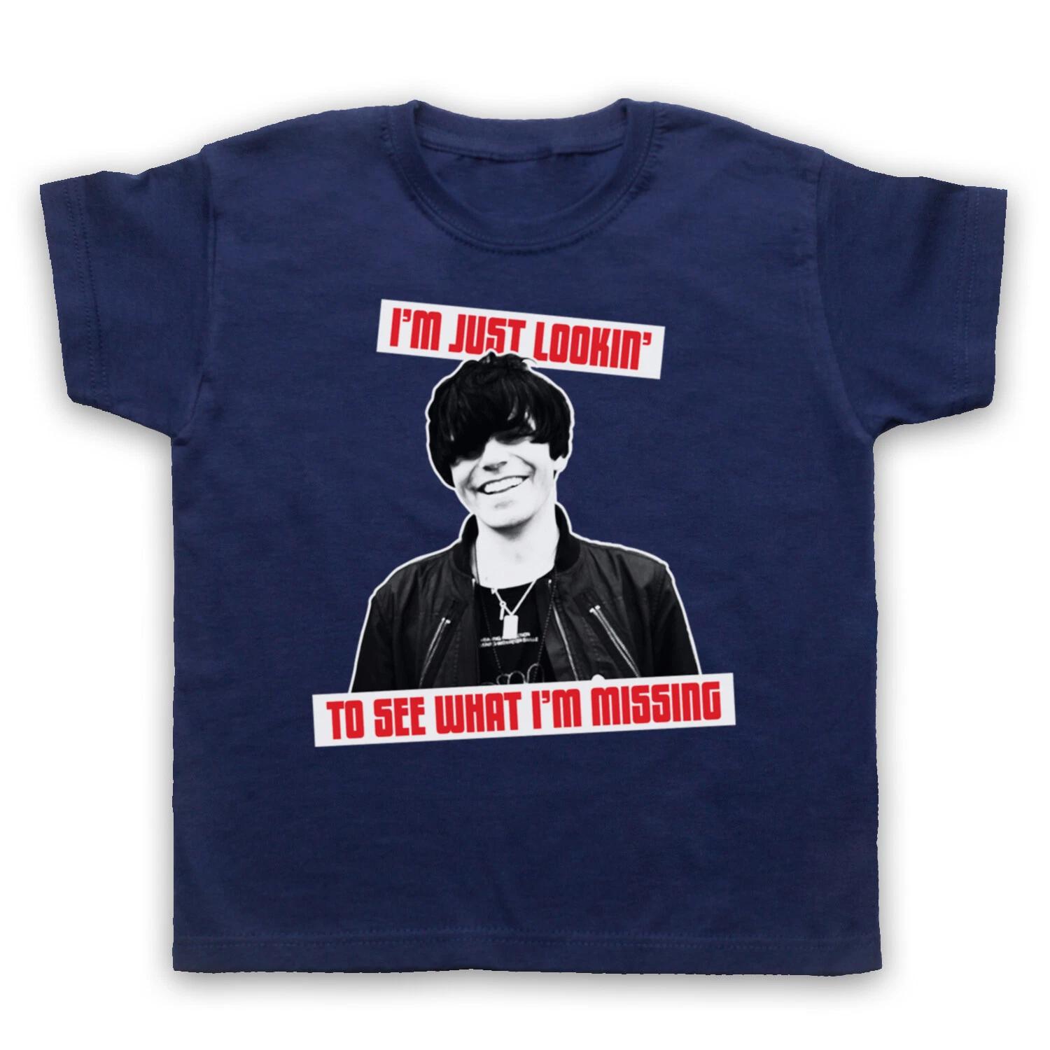 JUST LOOKING THE CHARLATANS UNOFFICIAL TIM BURGESS KIDS CHILDS T-shirt 110