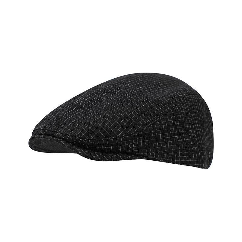 

Spring Summer Women s French Beret Retro Forward Cap Face Slimming Painter Hat 2026 New чорний