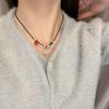 Chic Mushroom Pendant Necklace for Women - Cute, Exquisite Design, Versatile Clavicle Chain, Perfect Autumn/Winter Accessory.