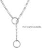 Fashionable Alloy Circle Chain Necklace Versatile Round Chain Necklace Neck Accessory For A Touch Of Punk In Any Outfit