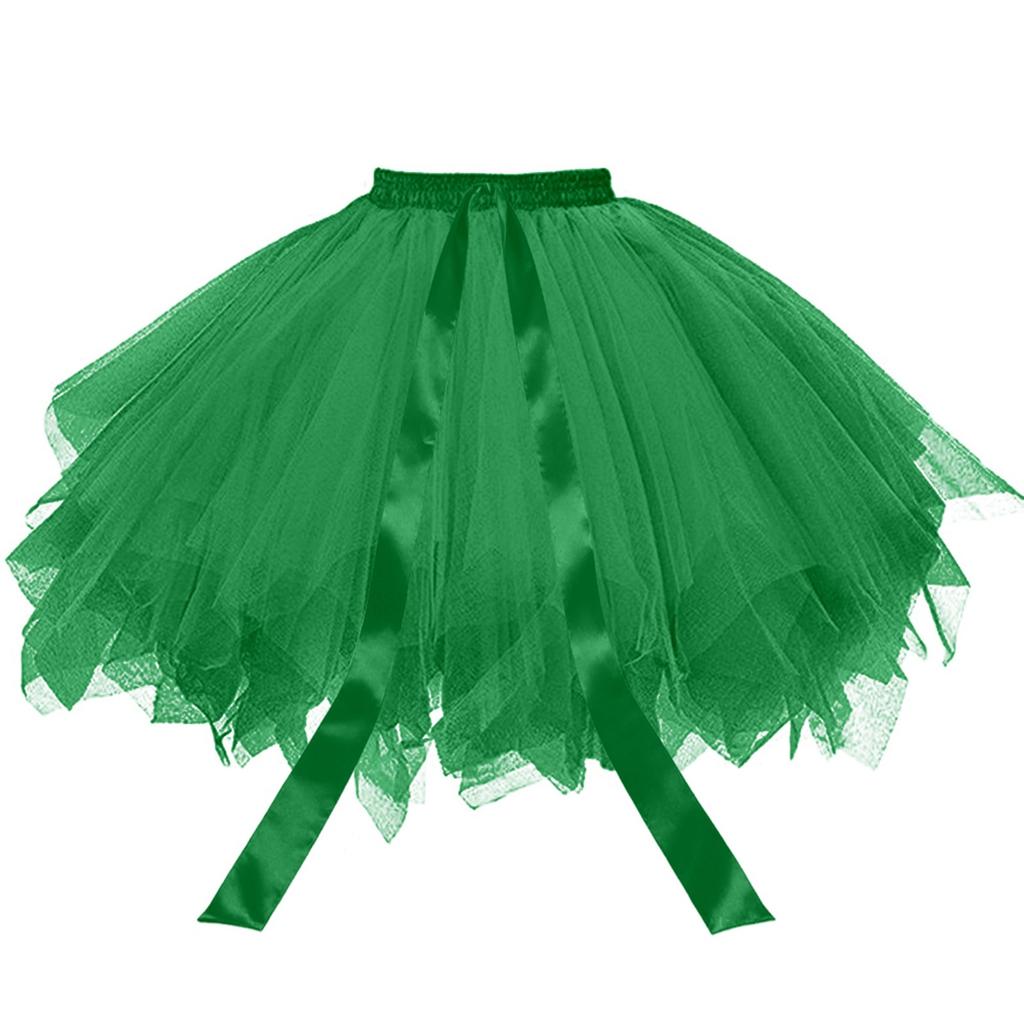 Women's Skirt Boneless Skirt Mesh Lace-Up Skirt