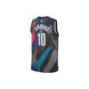 Nike X Kaws Collaboration Letter Number Print Color Block Basketball Jersey City Edition 2023/24 Season Brooklyn Nets Simmons 10 Men jersey DX8487-011