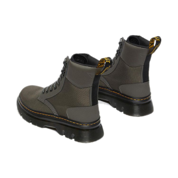 Dr. Martens Stivaletti Corti Stile Martin con Lacci e Punta Tonda Unisex Verde Militare Scuro 27017029