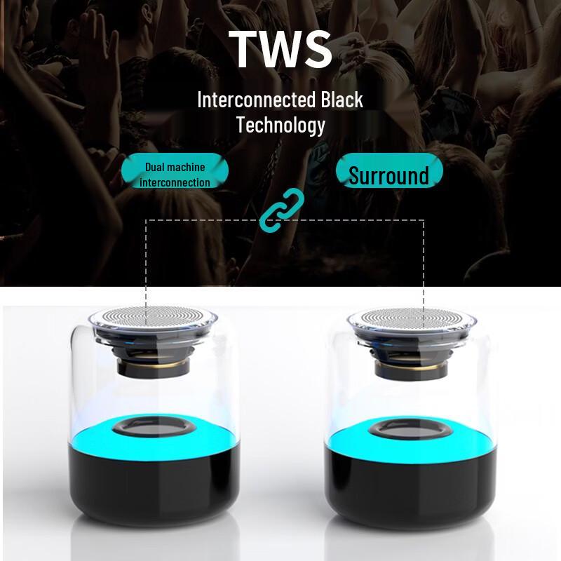 Newman BT73 Portable Luminous Bluetooth Speaker CN Plug (adapter Included)