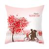 Valentine's Day Decor Pillowcases 4,Pack, Love Heart Printed Cushion Covers For Sofa/Bed,Red Black Pillow Cases For Home Decoration