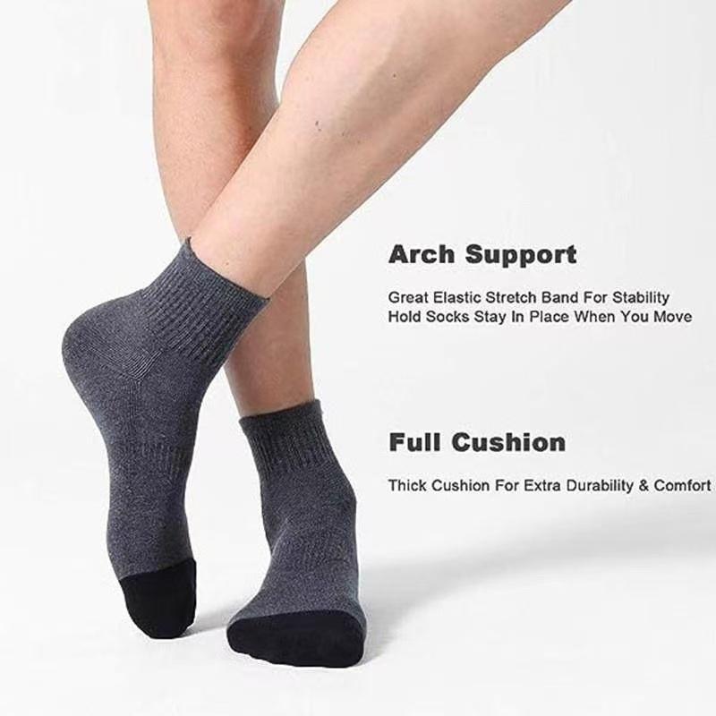 Large-sized Sports Socks, Basketball Short Socks, Men's Short Socks for Spring and Summer, Cotton Color Matching, Breathable