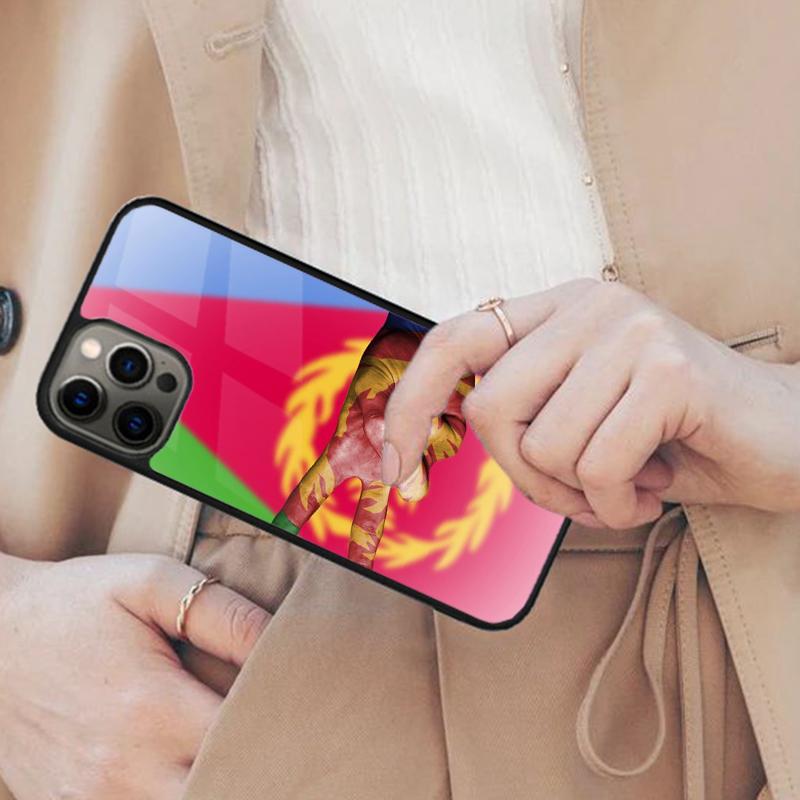 Eritrea Flag Magnetic Phone Case For APPLE iPhone 17 Air 16 14 13 12 Pro Max 15 Plus Wireless Charge With MagSafe Cover