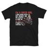 I'm A Biker Girl Motorcycle Rider T-Shirt