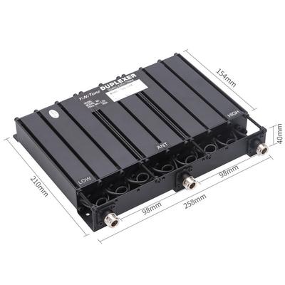 100W UHF 400-520MHz N-Hunn Tilpassbar Frekvens Bærbar Duplekser