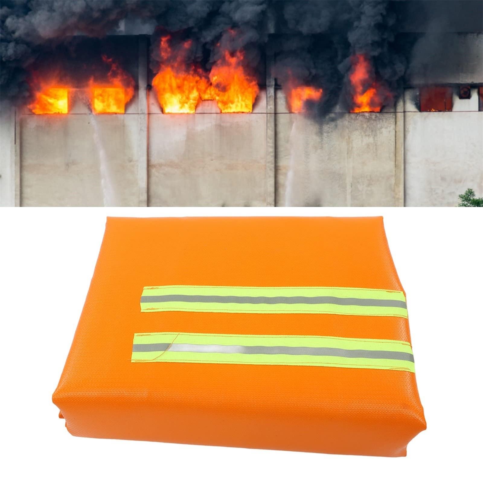 Fireproof Cloak, Home Fire Extinguishing And Insulation Escape Clothes, Fire Rescue Flame Retardant Cloak, Aid Fireproof Cloak One Size
