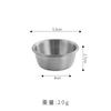 304 Stainless Steel Sauce Dish Bowl Round Tomato Sauce Dispenser Mini Plate oil Container BBQ Tableware Table Service