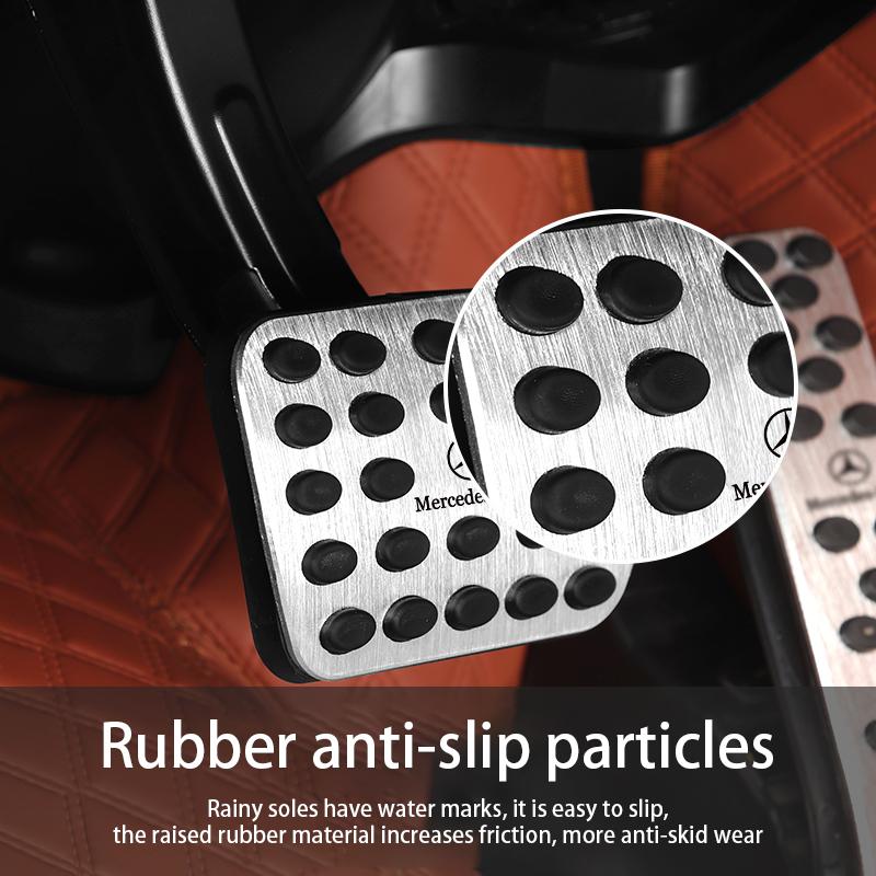 GLC GLB Car Pedals Cover Brake Accelerator Foot Pedal Pad Accessories For Mercedes Benz AMG W206 W204 W205 W212 W213 W221 W222