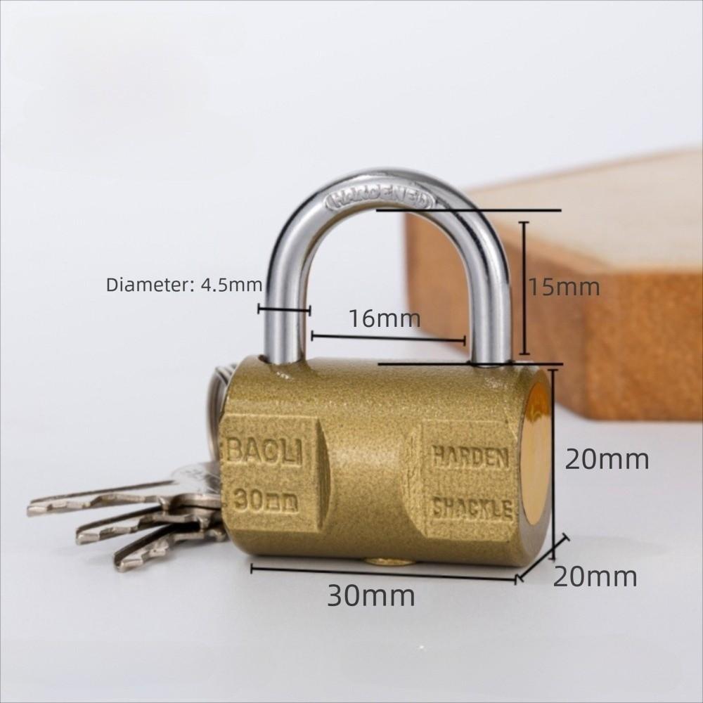 Waterproof Security Lock Metal Anti-theft Padlock Gate Locks Outdoor Gym Dormitory Cabinet Door