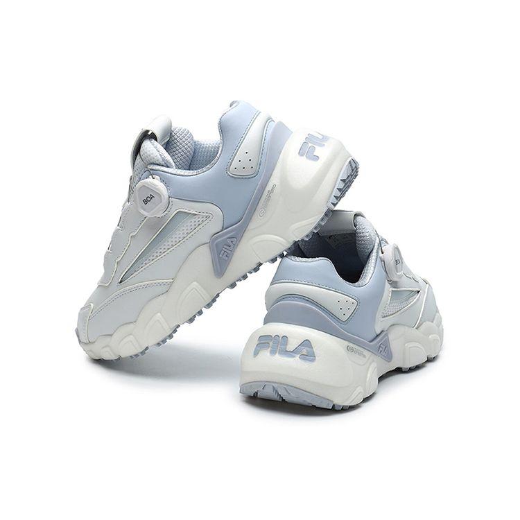 FILA Smasher GF Boa Comfortable Versatile Low-Top Golf Shoes Women sneaker White Blue A12W132407FWB