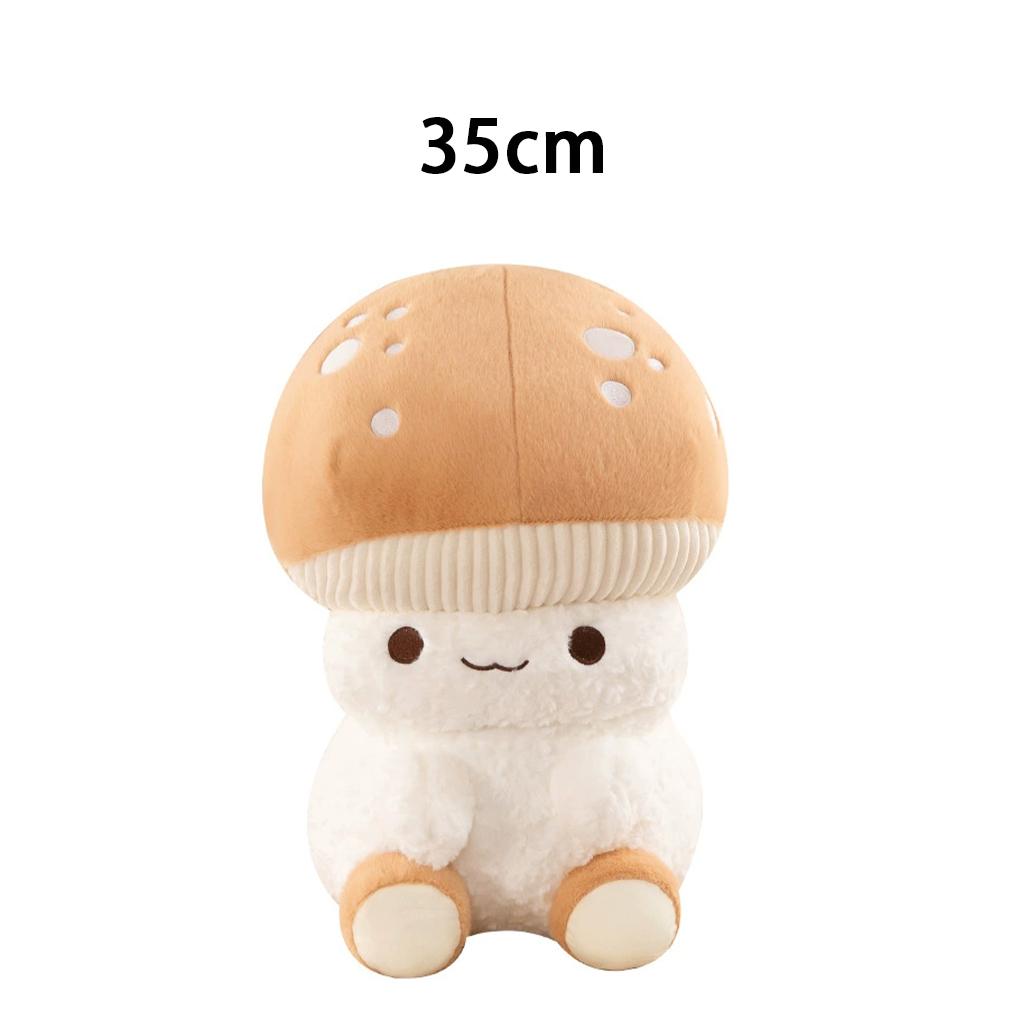 Compact Giant Mushroom Plushie Soft Fabric For Unique Entertainment Venue Compact And Adorable Mushroom Pillows