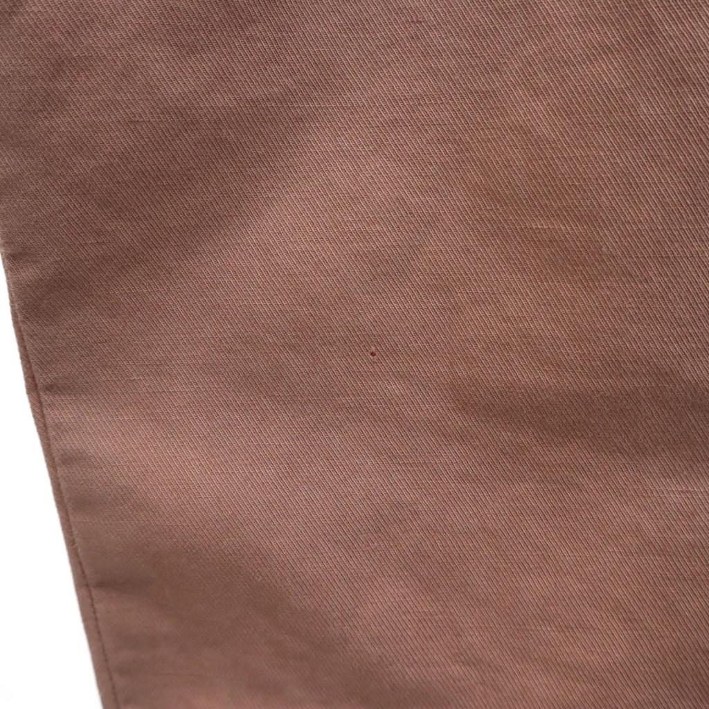 Dries Van Noten Linen Blend Tapered Pants 40 Dusty Pink Women Used