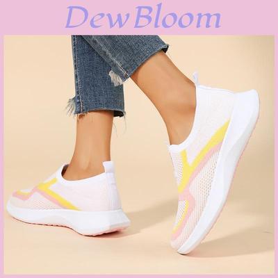 Womens Breathable Slipon Canvas Shoes With Colorful Patchwork For Casual Summer Wear