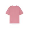 Maison Kitsune Ss24 Fox Pattern Embroidered Crew Neck Short Sleeve T-Shirt Women T-Shirts Rose-Pink MW00127KJ0119-P625