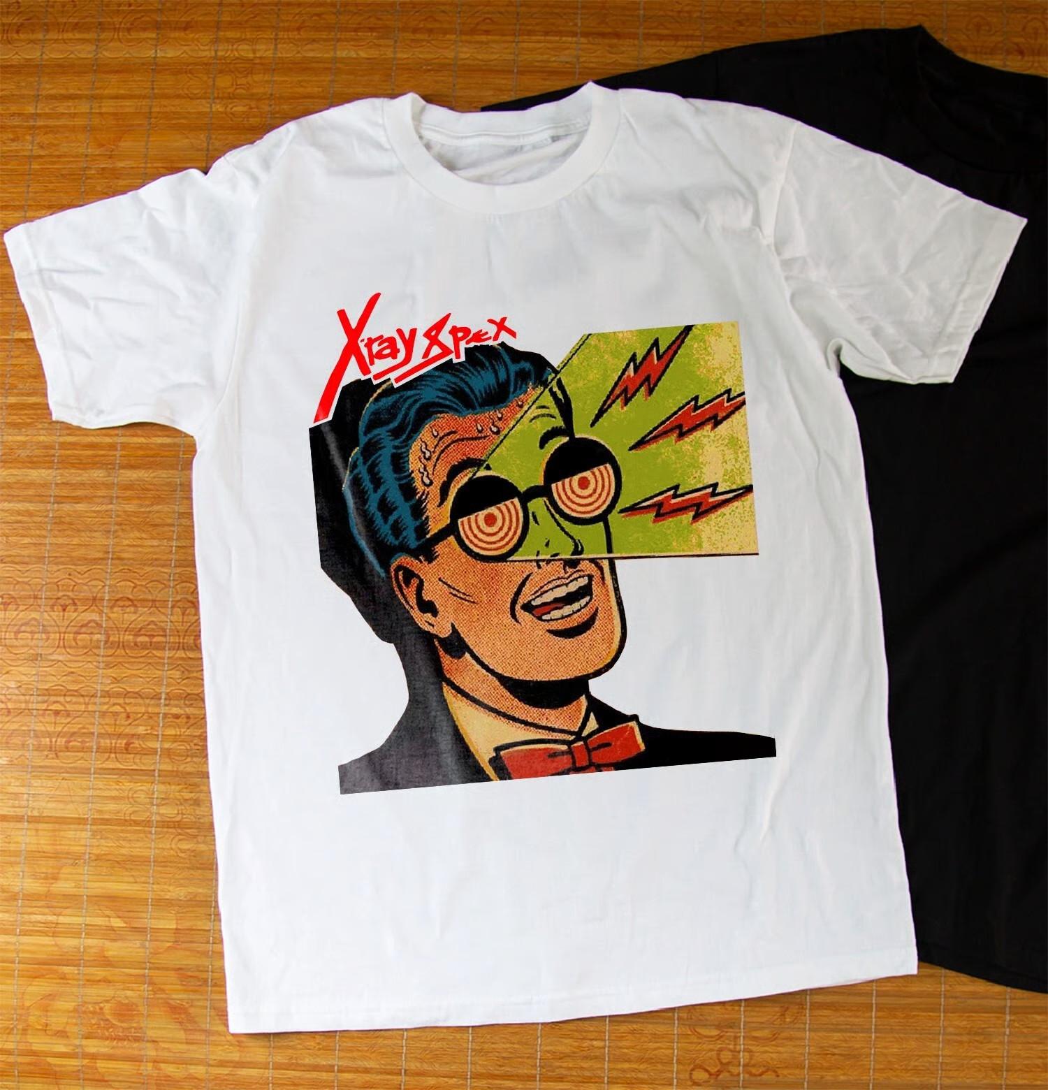 X-Ray Spex Album English Punk Rock Band Black T-shirt Size S-5XL S