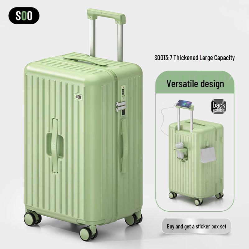 SOO S007 Smart Travel Luggage with Cup Holder & USB Charging Port