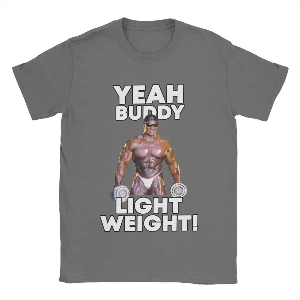 

Чоловіки Yeah Buddy Легка футболка Ronnie Coleman 100% бавовна Одяг Повсякденна футболка з короткими рукавами та круглим вирізом Футболки з принтом 2XL