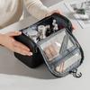 Travel Storage Bag Large Capacity Portable Makeup Bag Hanging Toiletry Bag Bathroom Storage Bag Zippered Layered Storage Bag