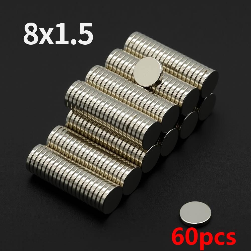 

Powerful Neodymium Magnet N35 NdfeB Permanent Magnetic imanes Round Super Strong Fridge Magnets DIY 8x2 8x3 10x3 10x5 12x3mm