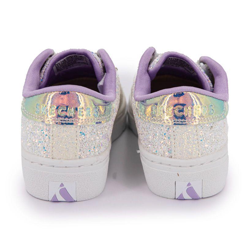 Zapatillas Bajas Sparkle It Up Lentejuelas Blanco Niño SKECHERS