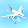 Jason Tutu 16cm Qantas Airbus A380 Aircraft Model Planel Airplane Diecast Metal 1/400 Scale Planes
