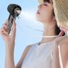 Adjustable Speed Hand Fan Portable Handheld USB Rechargeable Neck Hanging Fan for Travel and Office Cooling Device