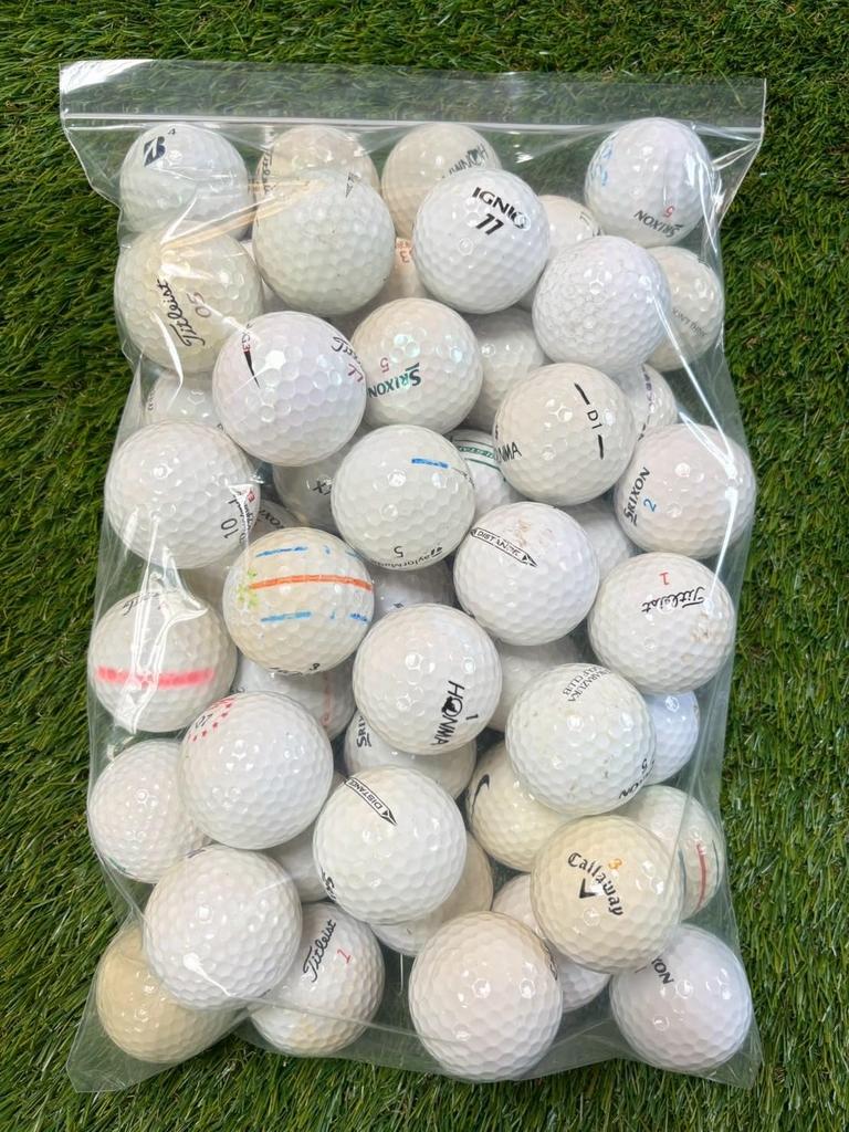 Lost golf balls, mixed brands, B-grade (30 balls)