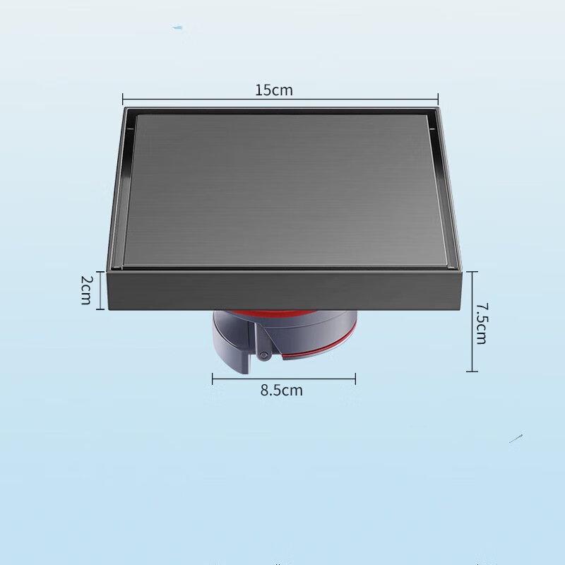 CHENDU Invisible Rectangular Bathroom Floor Drain