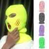 3 Hole Knitted Ski Mask Full Face Mask Balaclava Warm Thermal Outdoor Sports