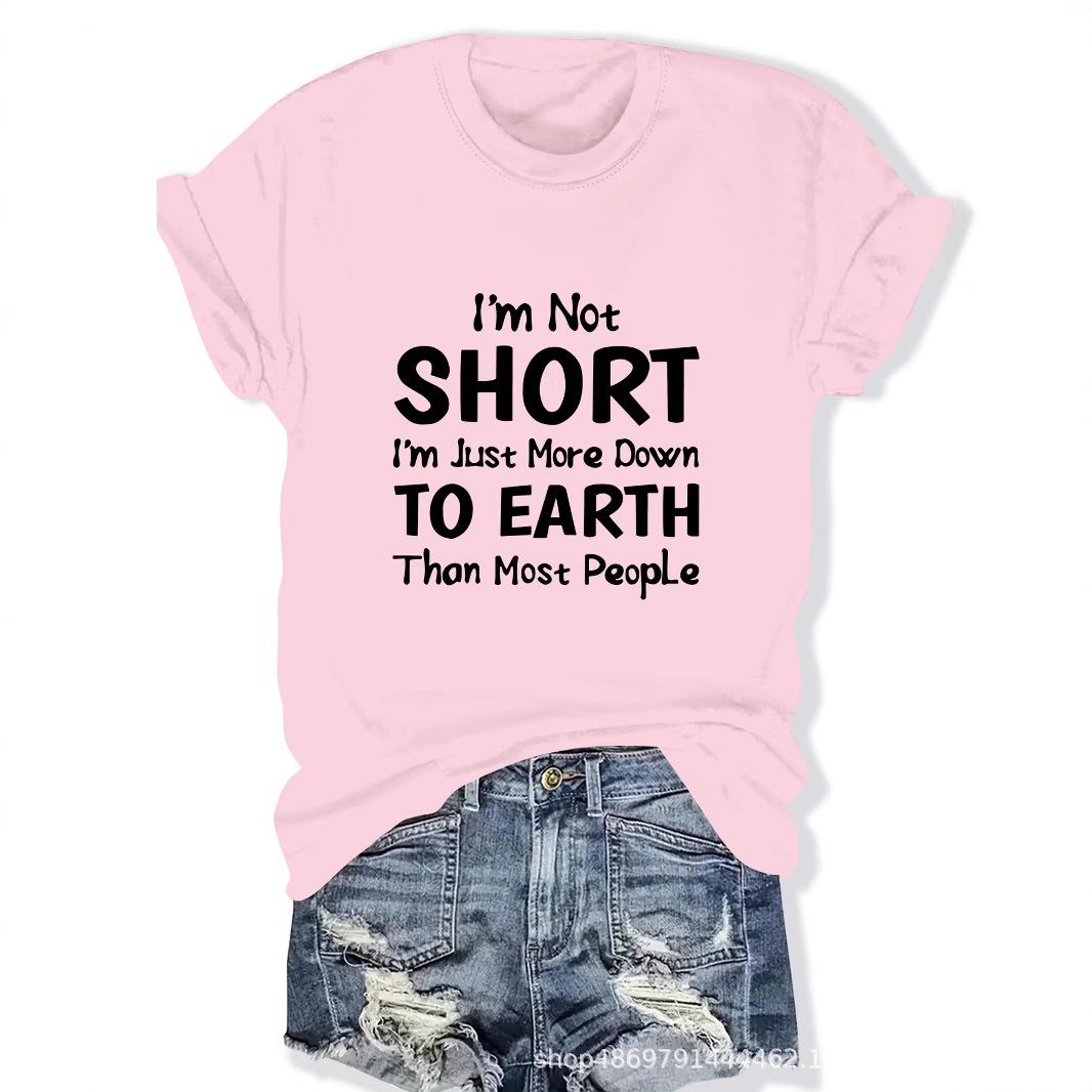 

Women s Cross-Border Round Neck Fashion T-Shirt XXL