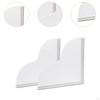 2 Pieces Water Splash Guard Silicone Base Multipurpose Anti Board Bathroom Accessories to Keep