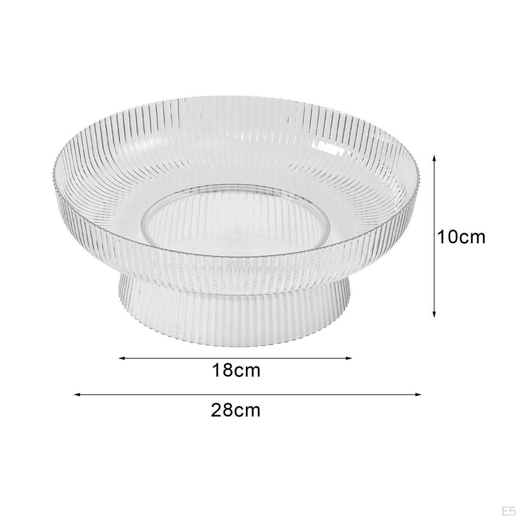 Decorative Pedestal Bowl Dessert Display Stand Storage Baskets Organization Dish Holder for