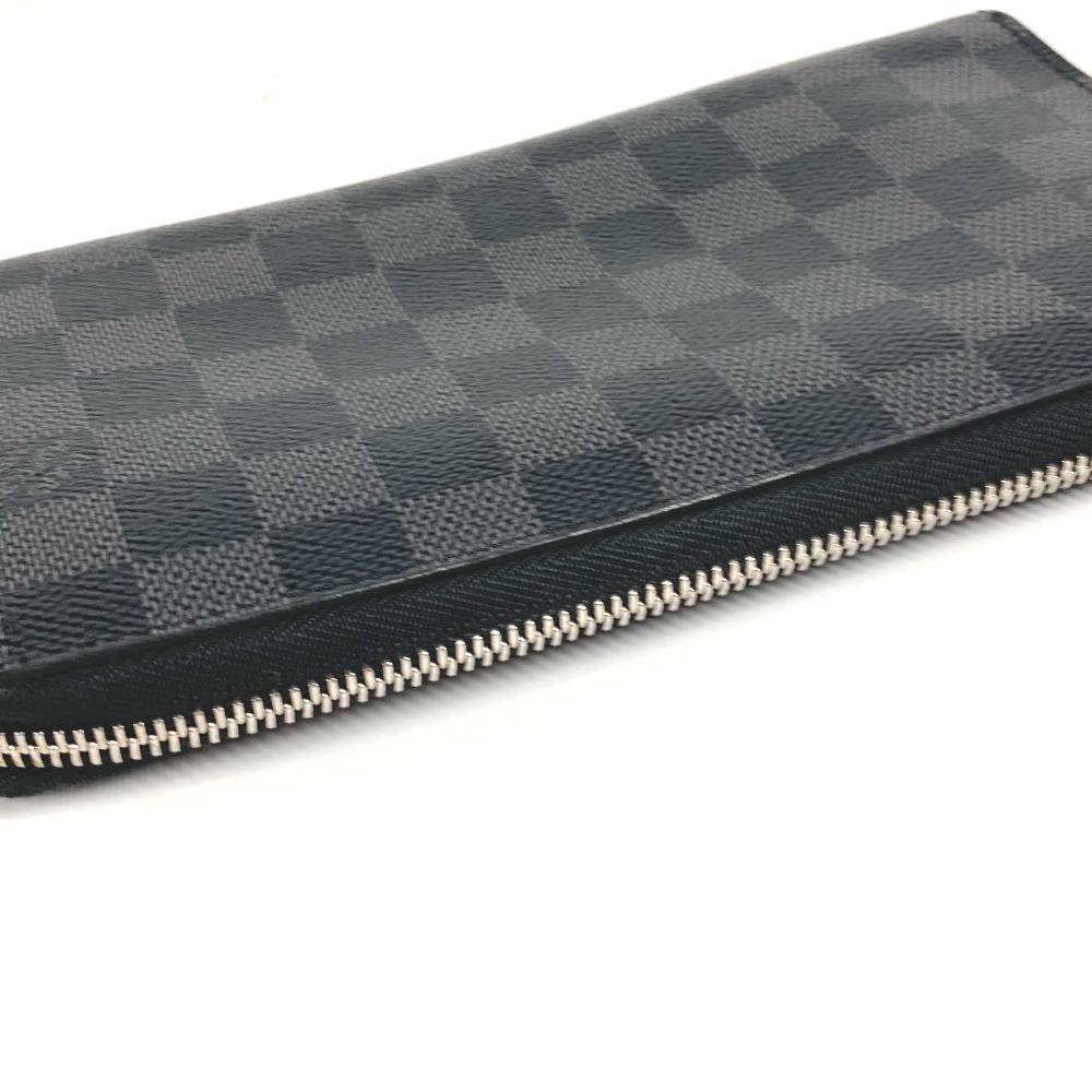 Louis Vuitton N60111  Damier Graphite Zippy Organizer Zip Around Long Wallet
