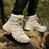 Large Size Hiking Shoes Men's Outdoor Tactical Training Military Boots Breathable Non-slip Desert Off-road Adventure Tooling Boots
