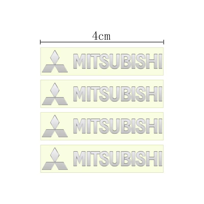 Auto Ruitenwisser Stickers Metalen Embleem Auto Decor Stickers Voor Mitsubishi ASX LANCER OUTLANDER PAJERO Ralliart Auto Accessoires