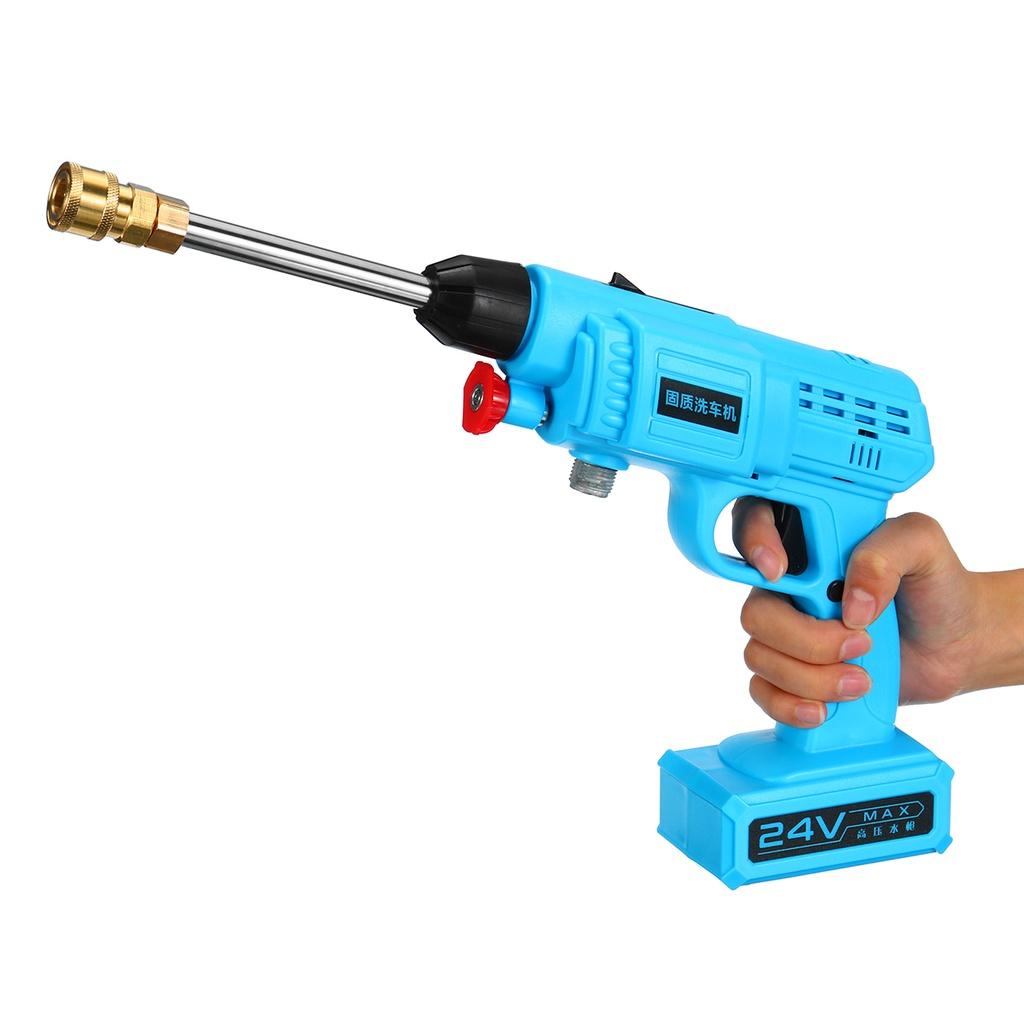 200W 5600mAh 30bar Cordless Water Guns Portable High Pressure Lithium Battery Wireless Car Washing Machine 11Pcs