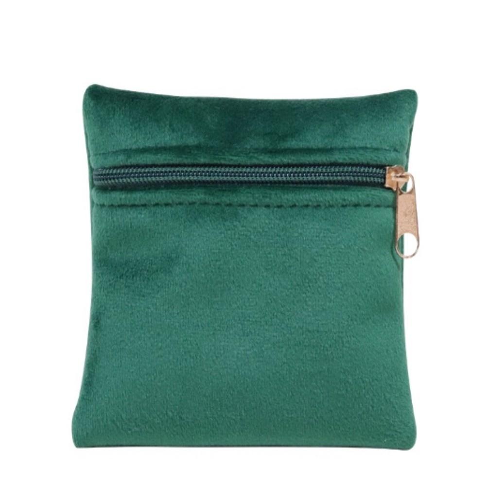 Double-Sided Zipper Jewelry Pouch Zipper Closure Jewelry Storage Bag  Jewelry Packaging