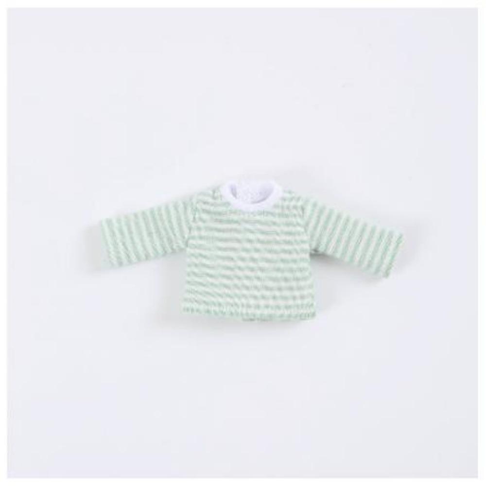 DIY Handmake Doll Stripe Tops for 1/12 BJD Dolls/for 1/11 OB11 Dolls Doll Clothes Accessories