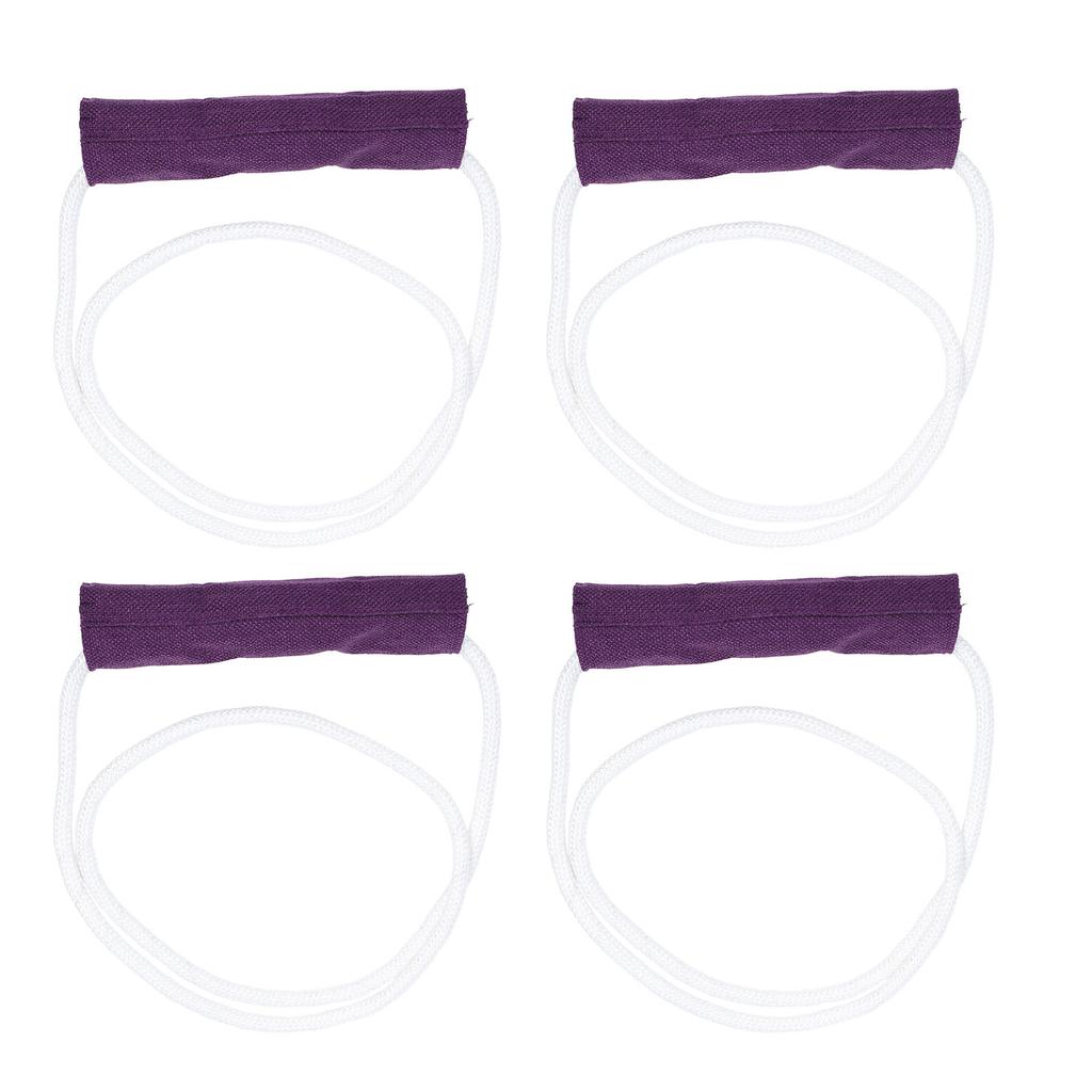 4 Pcs Back Stretching Strap Thickened Auxiliary Training Wall Rope Waist Back Leg Stretch Strap