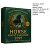 Horse Advent Calendar 2025 24 Days Christmas Countdown Calendar with 24 2D/3D Horse Ornaments Holiday Gift for Horse Lovers Collectors