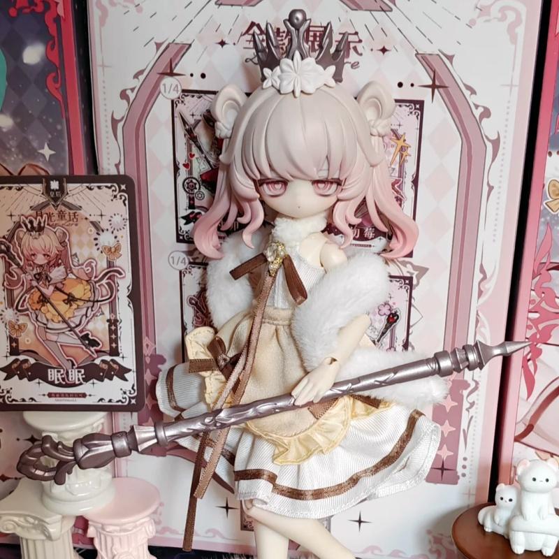 Inedible Original Doll 1/8 Joint Mobility Bjd Lunar Lore Series Doll Anime Peripheral Ornament Toy Children Cute Gifts