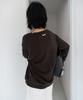 Leuba All-Day Cotton V-Neck Knit - Espresso Brown