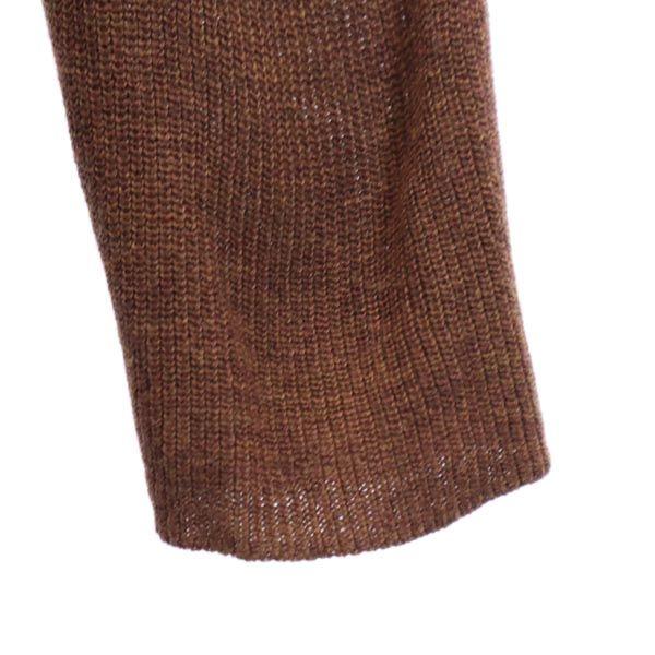 AMERI UNDRESSED Long sleeve Shawl collar long knit cardigan S Brown Women Used