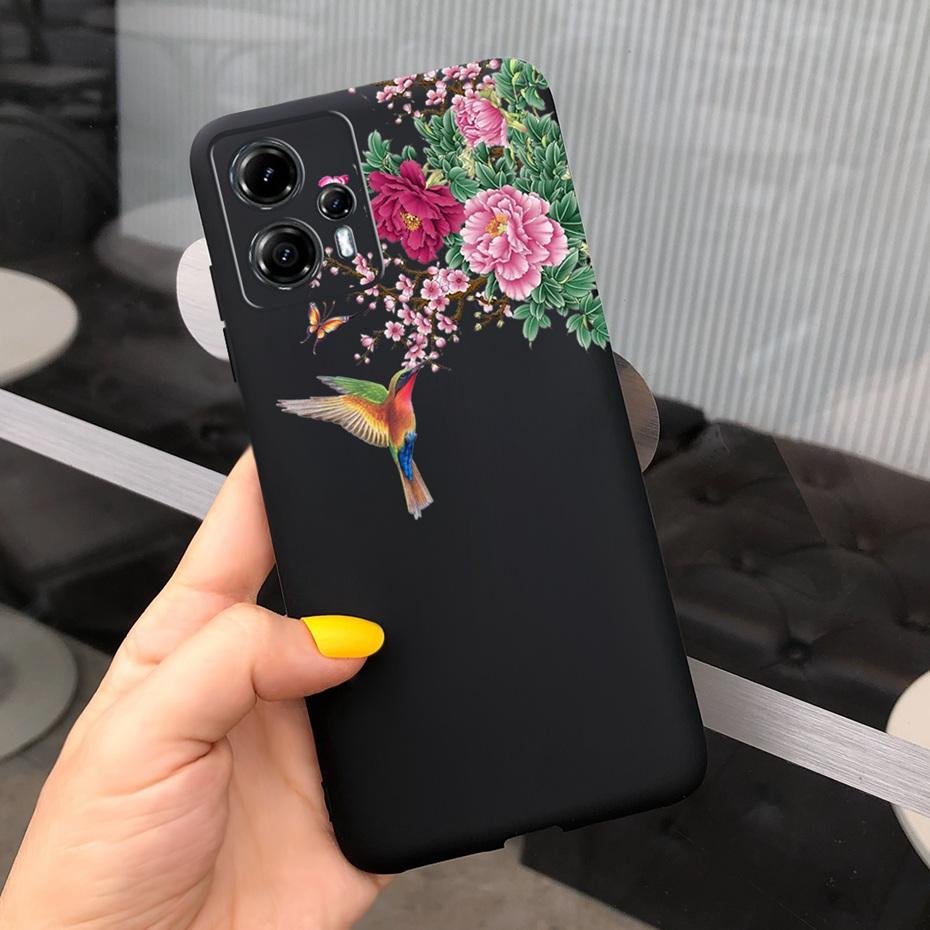 Soft Silicon Phone Case For Motorola Moto G13 G23 2023 Sunflower Daisy Pattern Cases Cover For MOTO G23 4G MotoG13